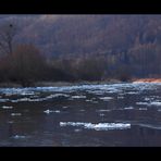 Eisgang an der Weser 2012: ...endlich Winter-Foto-Wetter...