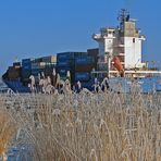 Eisgang auf dem Nord-Ostsee-Kanal