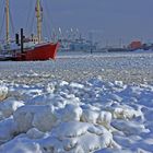 Eisgang auf der Elbe