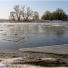 Eisgang auf der Elbe