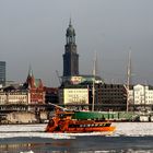 Eisgang auf der Elbe