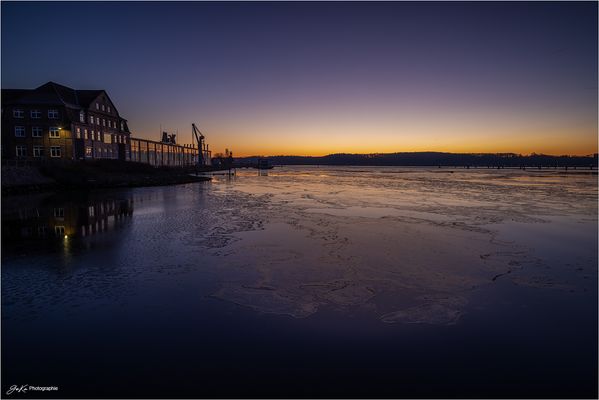 Eisgang auf der Förde