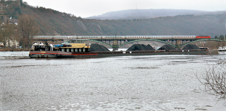 Eisgang auf der Mosel