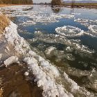 Eisgang auf der Weser