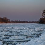 Eisgang der Elbe...