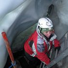 Eisgang im Gletscher