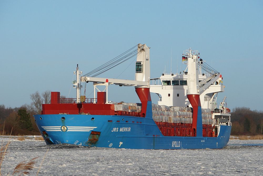 Eisgang im Nord-Ostsee-Kanal