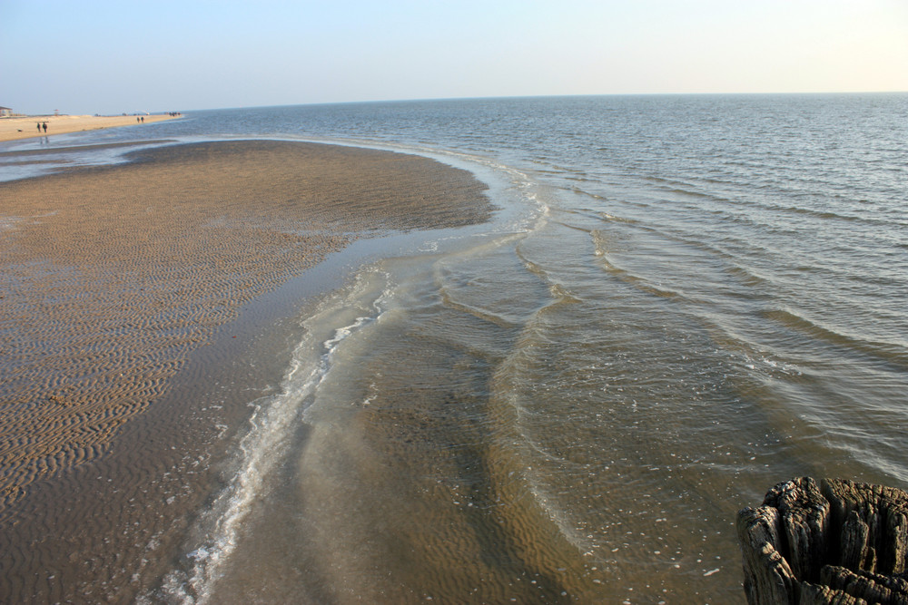 Eisgischt im Watt