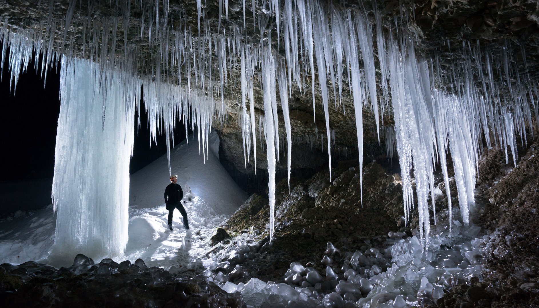 Eisgrotte oberhalb Bregenz