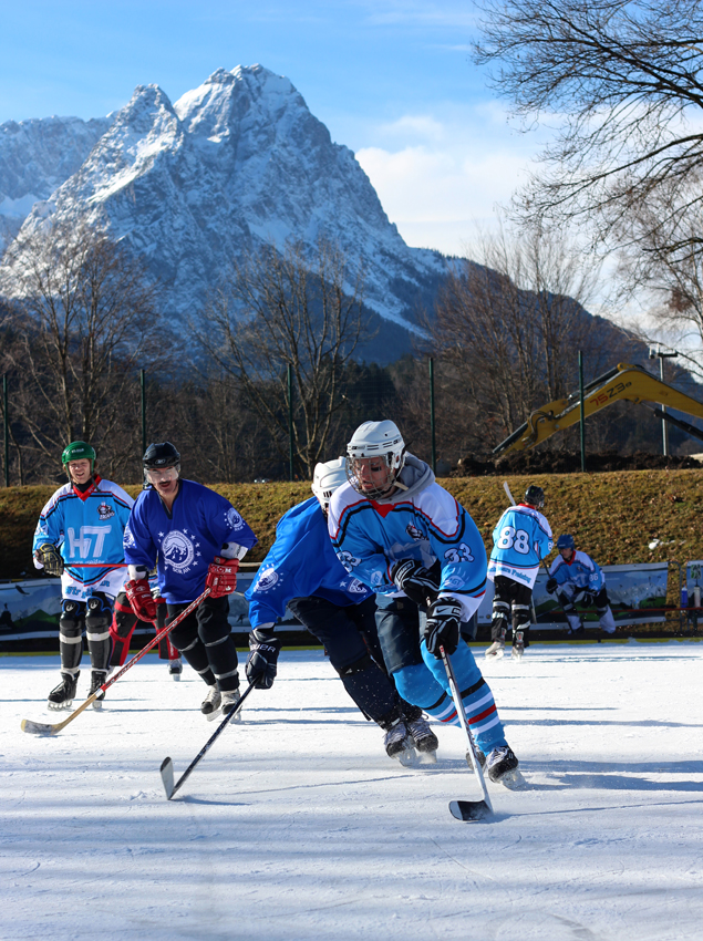 Eishockey im Freien