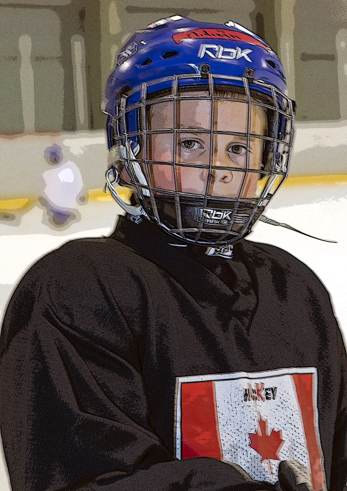 Eishockey-Jugendspieler