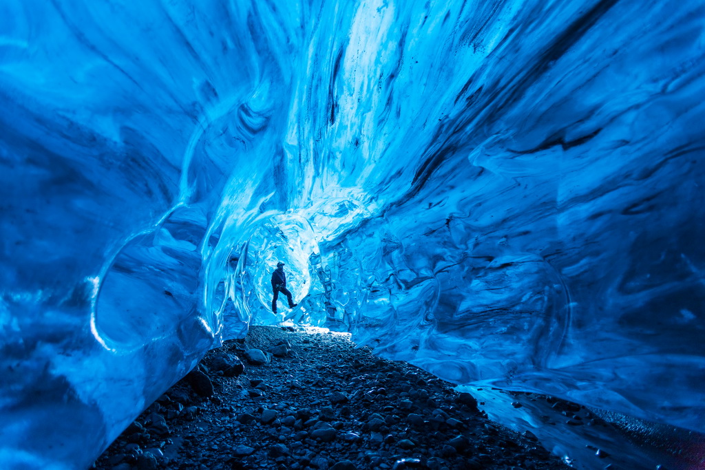 Eishöhle auf Island