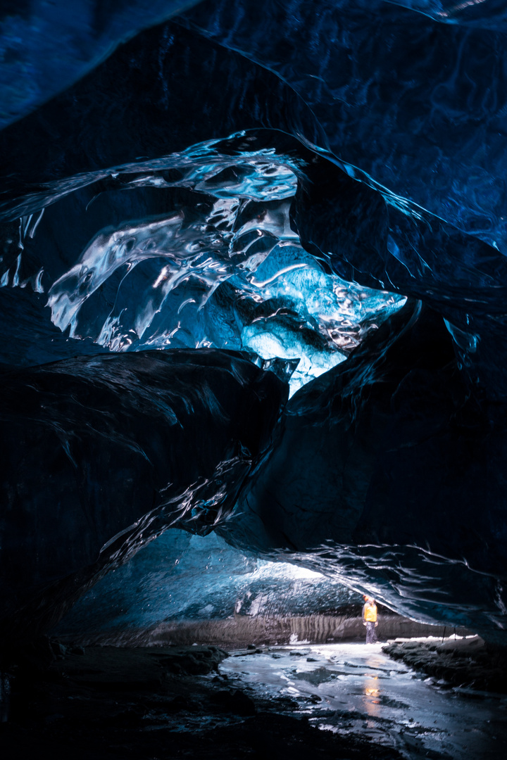 Eishöhlen im Vatnajökull Gletscher