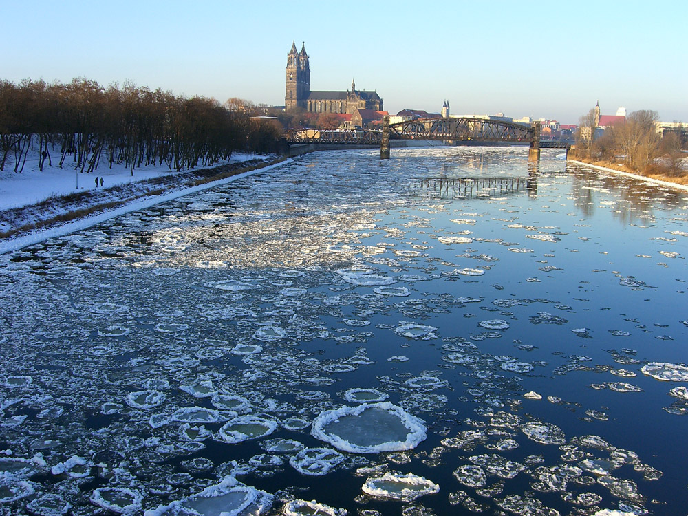 Eisig an der Elbe