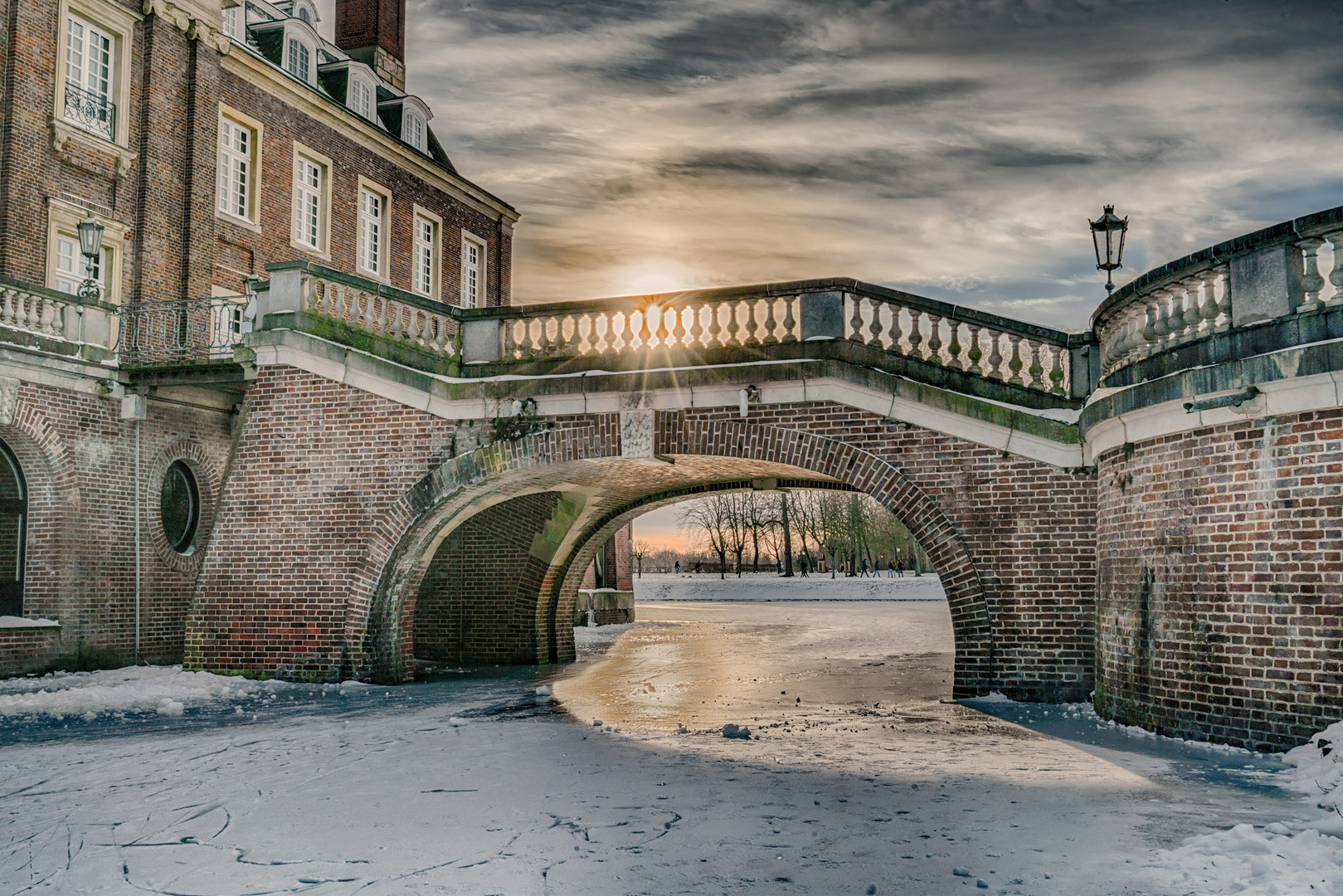 Eisige Brücke