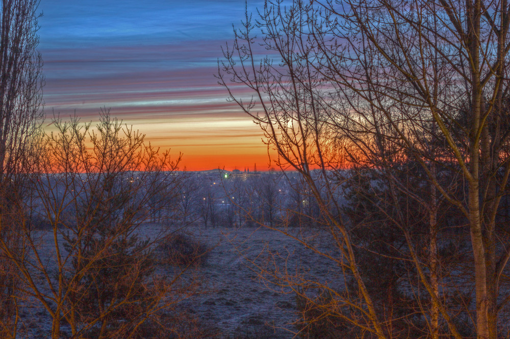 eisige Morgenröte