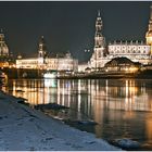 Eisige Nacht in Dresden