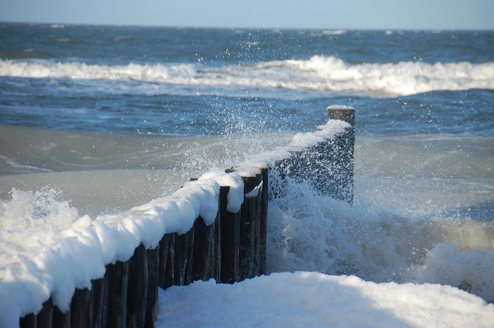 Eisige Ostsee