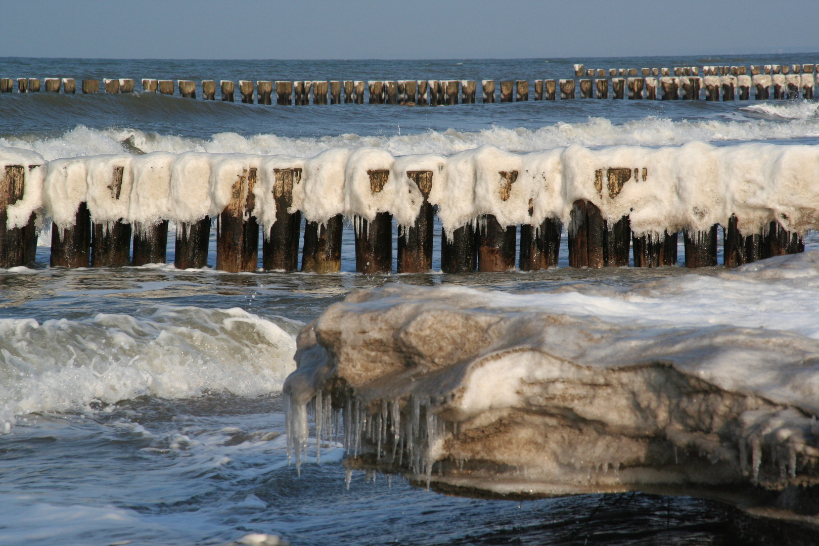 Eisige Ostsee