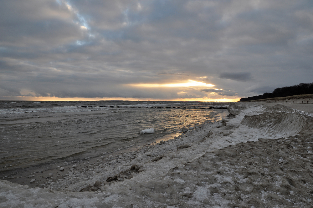 Eisige Ostsee