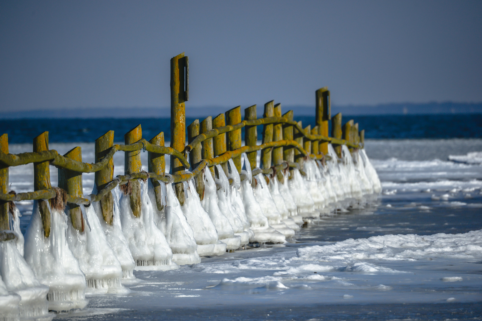 Eisige Ostsee