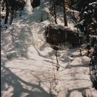 Eisiger Bachlauf im Harz