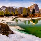 Eisiger Bergsee