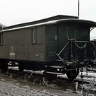 Eisiger Eisenbahnwaggon