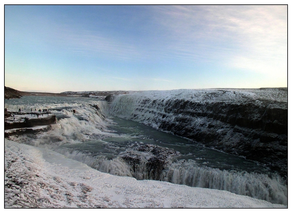 Eisiger Gullfoss