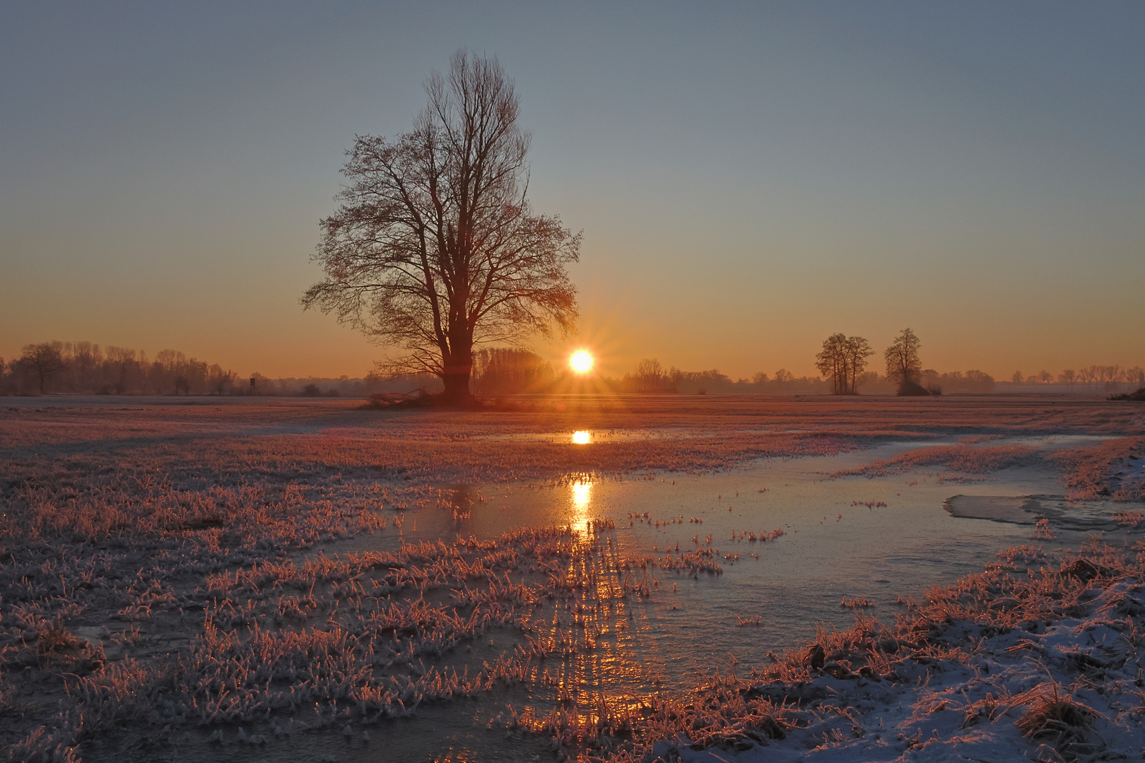 Eisiger Morgen