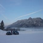 eisiger Morgen vor dem König-Ludwig-Lauf