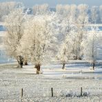 Eisiger Niederrhein