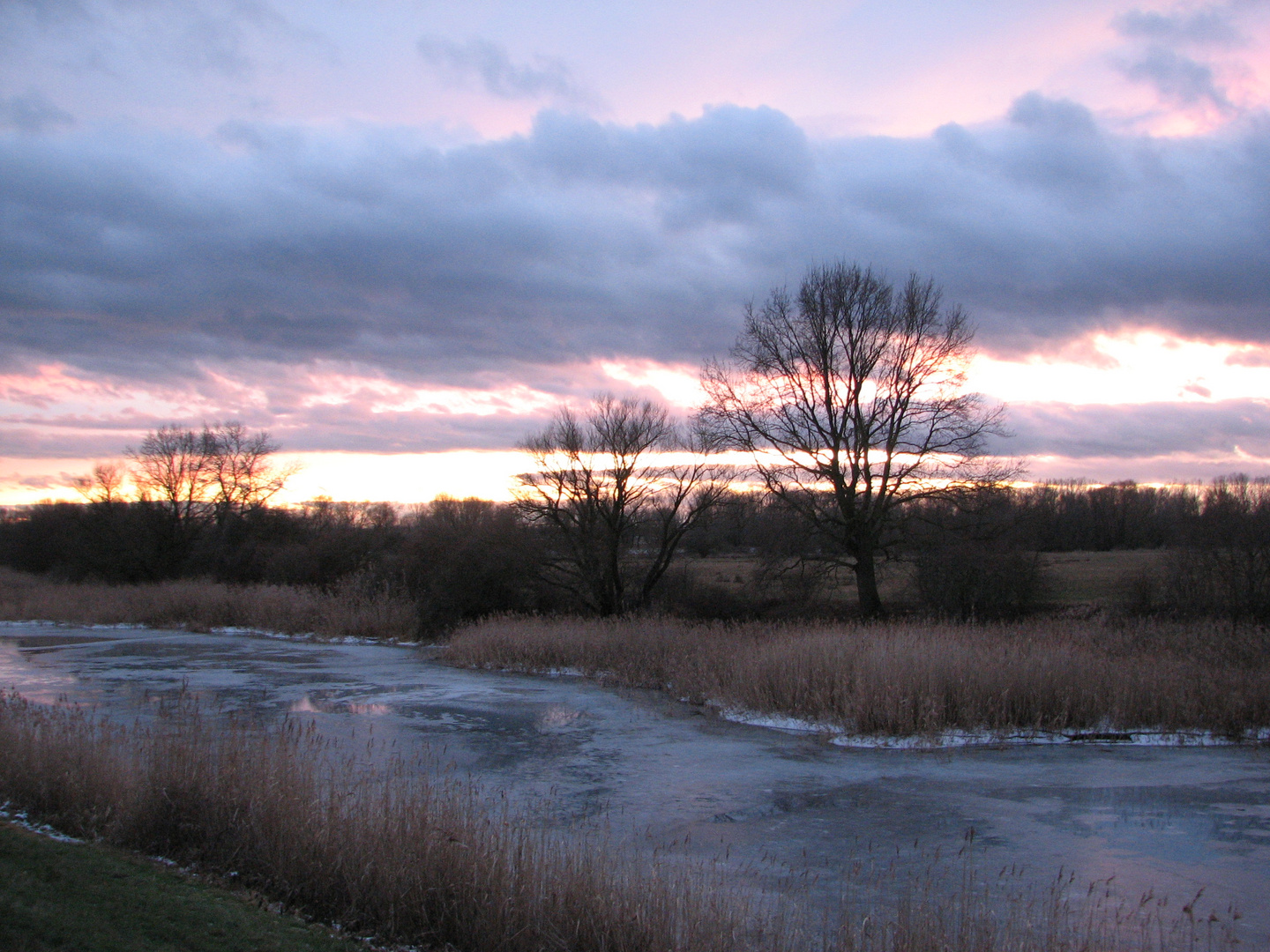 Eisiger Prester See In Magdeburg Foto Bild Himmel - 