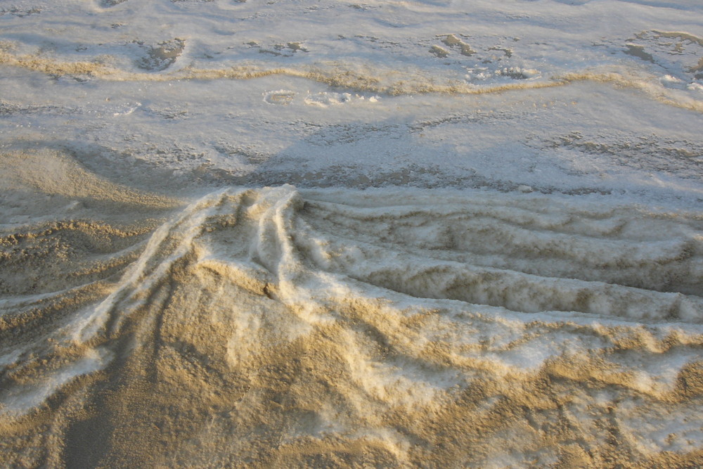 Eisiger Sand