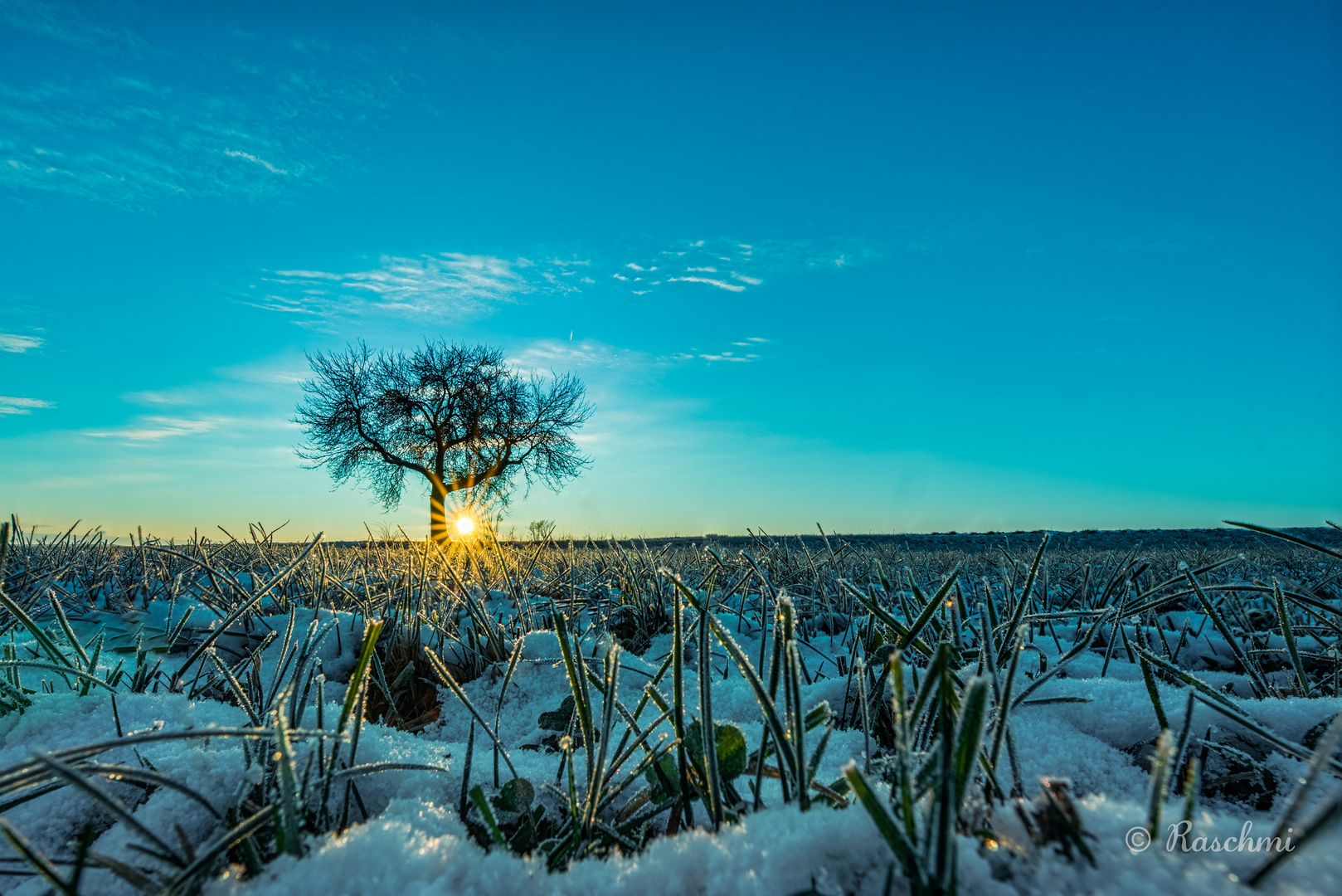 EISIGER SONNENAUFGANG