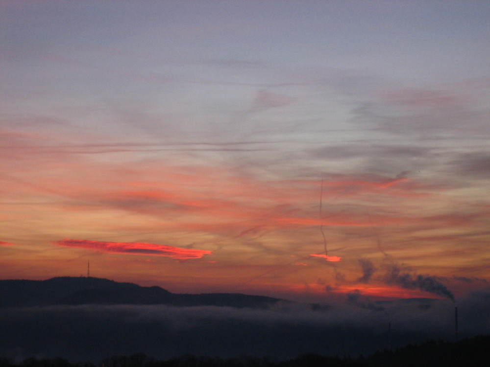 eisiger Sonnenaufgang...