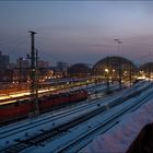 Eisiger Sonntag am Dresdener HBf