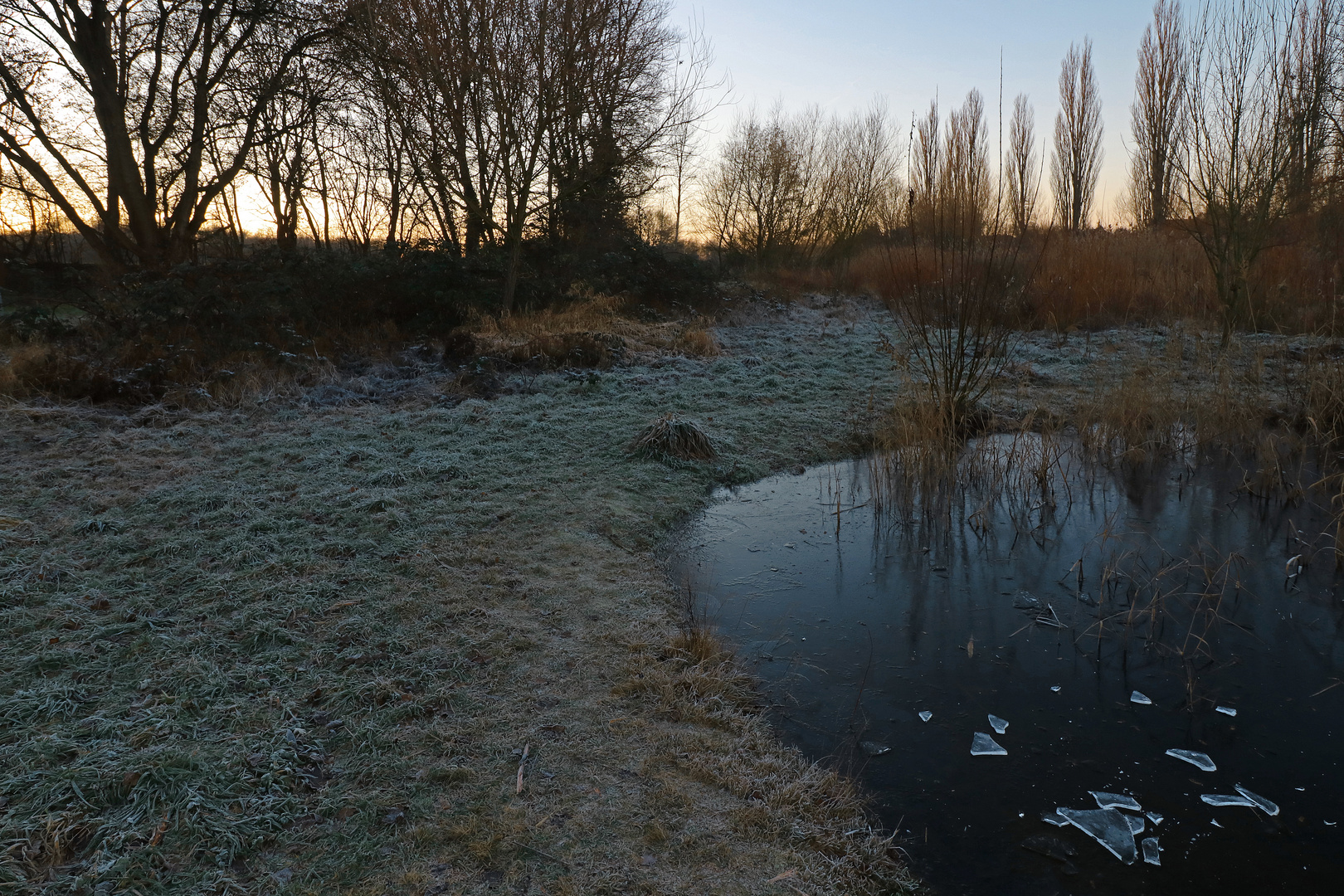 Eisiger Winterabend