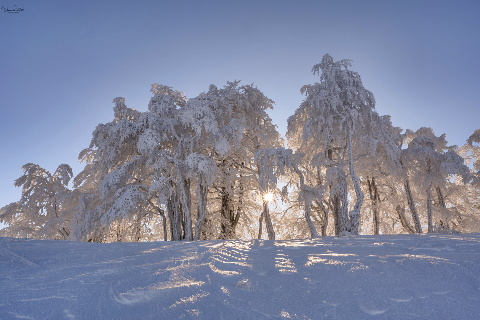 Eisiger Wintertag