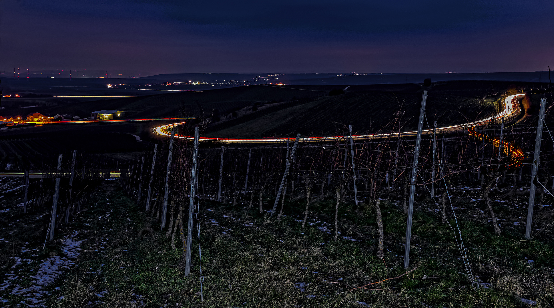 Eiskalte blaue Stunde