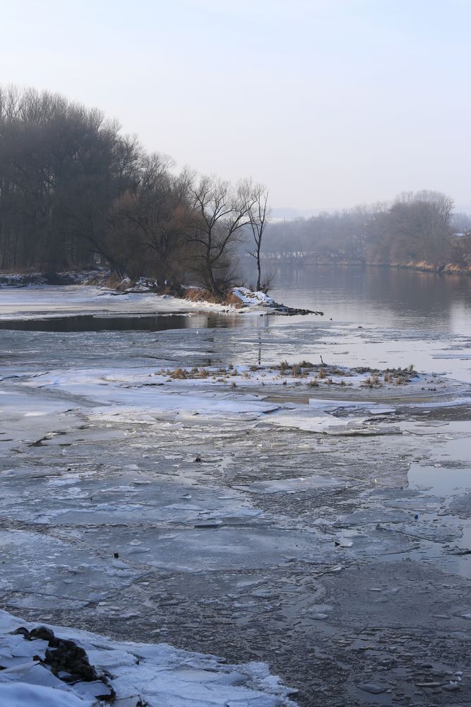 Eiskalte Donau