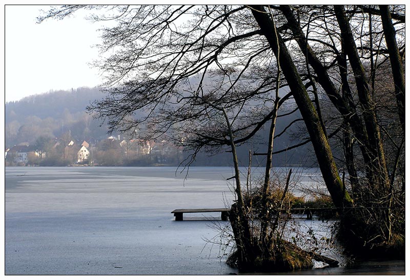 eiskalte landschaft