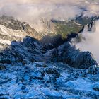 Eiskalter Blick von der Lomnitzer Spitze / Hohe Tatra