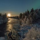 Eiskalter Monduntergang - Ice cold moonset