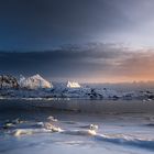 … eiskalter Morgen am Fjord.