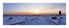 Eiskalter Morgen auf dem Brocken/Harz