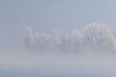 eiskalter morgen