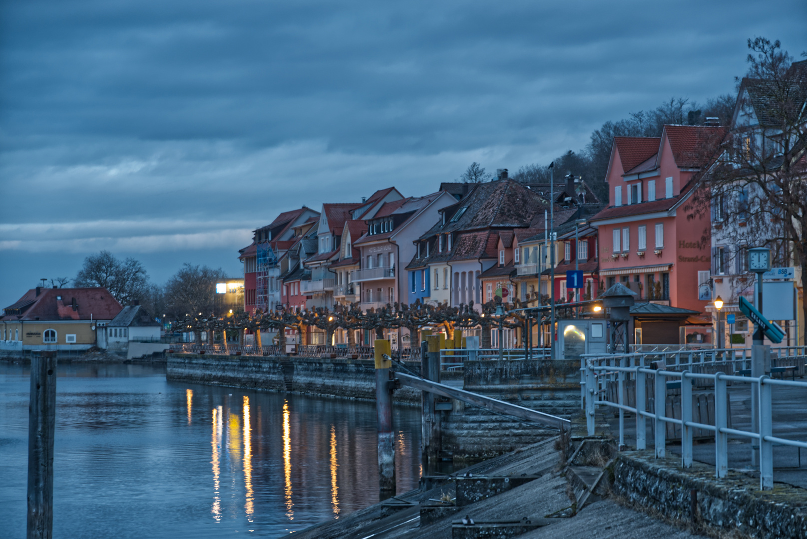 Eiskalter Morgen in Meersburg