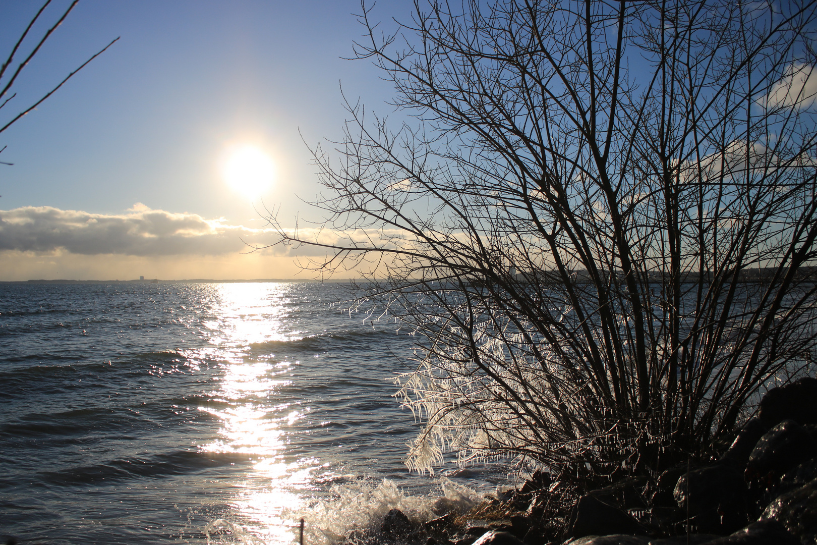 Eiskalter Sonnenaufgang 