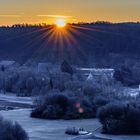 Eiskalter Sonnenaufgang